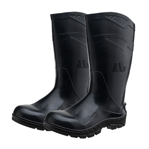 Bota de Segurança PVC Impermeável Bico Aço 100AWORKFCAPRA Marluvas