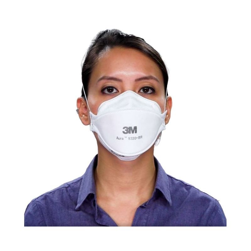 Respirador Descartável Aura PFF2-S 9320 s/ Válvula HB004385173 3M-1758551491665